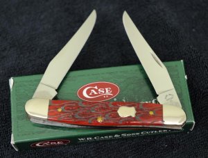 Case Muskrat (Test Run) Red Bone with Laser Carving