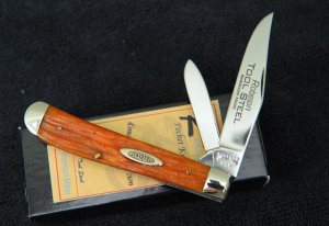 Robeson Mini-Trapper Jack #51 PocketEZE with Autumn Gold Bone Handles