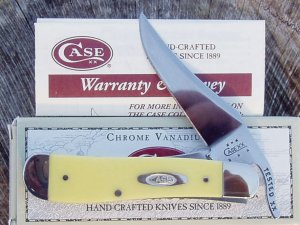 2005 CASE XX Yellow Handle Russlock, PATTERN # 31953 CVM, ITEM# 09000