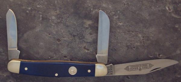Boker Tree Brand Classic - New in the box - Smooth Blue Bone - 4 Boker Tree Brand Classic - New in the box - Smooth Blue Bone - 4