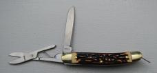 Schrade In Near Mint Condition With Stagalon Covers 2 3/4