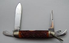 Kutmaster Unofficial Scout With Brown Jigged Synthetic Covers 3 5/8