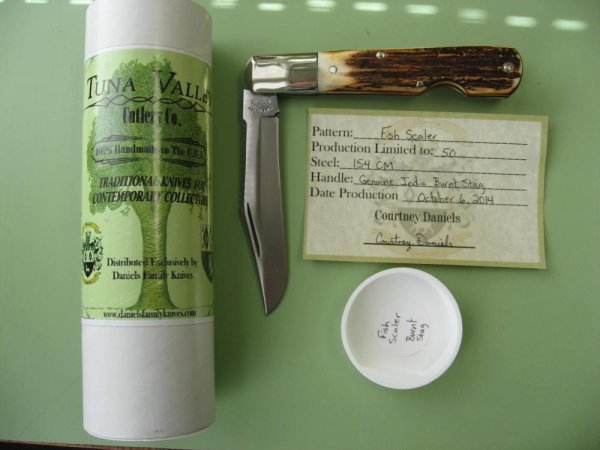 TUNA VALLEY BURNT STAG FISH SCALER #3