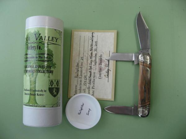 TUNA VALLEY MAMMOTH IVORY RAILSPLITTER #1 TUNA VALLEY MAMMOTH IVORY RAILSPLITTER #1