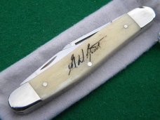Case XX Select USA 6347 WH SS Natural White Bone Whittler President's Knife - NIB