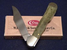 Case XX USA 1998 Smooth Green Bone 61549L SS Copperlock Knife - SFO - NIB