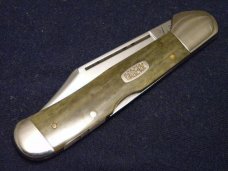 Case XX USA 1998 Smooth Green Bone 61549L SS Copperlock Knife - SFO - NIB