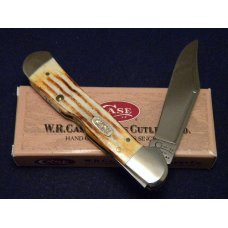 Case XX USA 1998 Burnt White Jigged Bone 61549L SS Copperlock Knife - SFO - NIB
