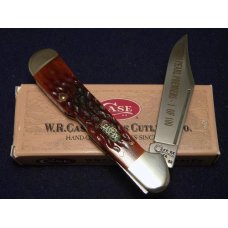 Case XX USA 1999 Brown Chestnut Bone 61549L SS Pearl Premier Copperlock Knife - SFO - NIB