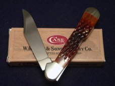 Case XX USA 1999 Brown Chestnut Bone 61549L SS Pearl Premier Copperlock Knife - SFO - NIB