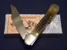 Case XX USA 1999 Pocket Worn Green Bone 61549L SS Pearl Premier Copperlock Knife - SFO - NIB