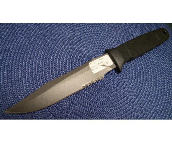 SOG Seki Japan 2000 S37 Navy Seal Issue Fixed Blade Sheath Knife NIB