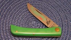 Case XX USA 1974 Green G137 Kentucky Bicentennial Sodbuster Knife - NIB