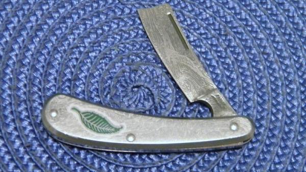 Parker Japan Imitation Damascus One Arm Razor Knife Parker Japan Imitation Damascus One Arm Razor Knife