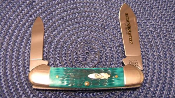 Case XX USA 2011 Sea Green Bone 62131 SS Limited Edition Canoe Knife Case XX USA 2011 Sea Green Bone 62131 SS Limited Edition Canoe Knife