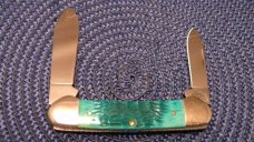 Case XX USA 2011 Sea Green Bone 62131 SS Limited Edition Canoe Knife