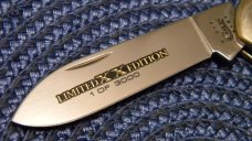 Case XX USA 2011 Sea Green Bone 62131 SS Limited Edition Canoe Knife