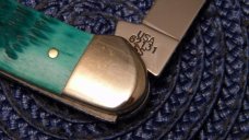 Case XX USA 2011 Sea Green Bone 62131 SS Limited Edition Canoe Knife