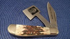 Taylor Cutlery Japan Elk Horn Surgical 1981 Stag Cherry Tree Chopper Knife