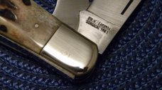 Taylor Cutlery Japan Elk Horn Surgical 1981 Stag Cherry Tree Chopper Knife