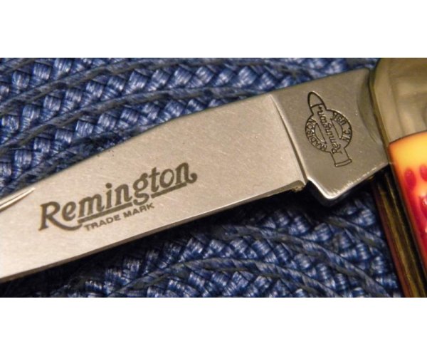 Remington USA New Tang Stamp Series Delrin Bullet Muskrat Knife NIB