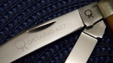 Ontario Knife Delrin 607 Old Hickory Slimline Trapper Knife