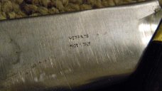 Hoffritz Made in Italy Large Wood Tea Pruner Knife w/Custom Leather Pouch