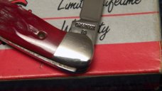 Case XX USA 5 Dot (1995) Dark Red Bone DR62109X Baby Copperhead Knife in Box