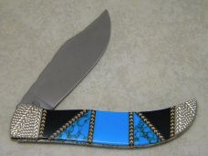 Case XX USA 2007 Michael Prater Painted Pony Prototype Exotic 6172 SS Clasp Knife