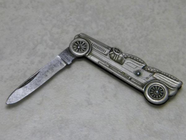 Wismar Cutlery Co. Germany Vintage Car Figural Miniature Pocket Knife c.1900