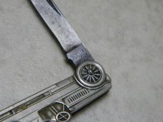 Wismar Cutlery Co. Germany Vintage Car Figural Miniature Pocket Knife c.1900