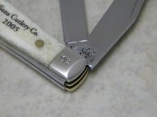 Case XX USA W.R. Case & Sons Cutlery Co. 2005 Celebration Bone 62154 SS Tiny Trapper Knife