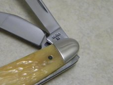 Case XX SS USA 5 Dot (1985) White Bone W6380 Large Whittler Knife