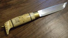 Geilo Norge Stag Brusletto Fixed Blade Sheath Knife