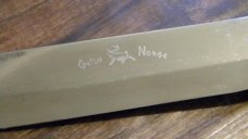 Geilo Norge Stag Brusletto Fixed Blade Sheath Knife