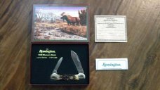 Remington USA Stag Canoe 1998 Wildlife Knife in Box