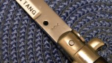 INOX 11" Horn Picklock Italian Stiletto Switchblade Knife