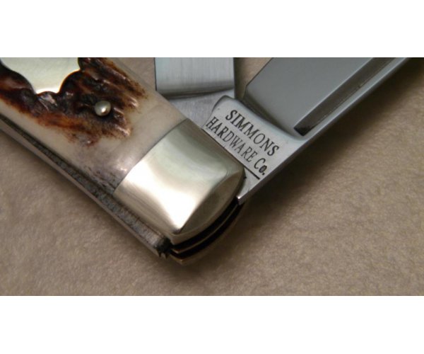 Simmons Hardware Co. Germany Hornet Stag Stockman Knife