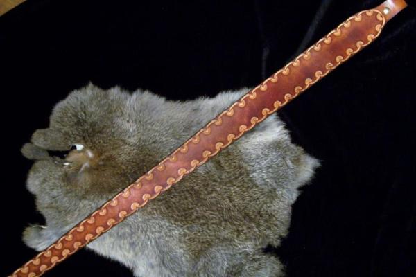 Custom Leather Rifle Sling / Shotgun Sling - Custom Tooling
