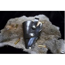 Handmade Leather Gun Holster for .38 Revolvers