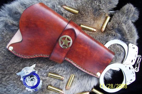 Handmade Leather Holster For A Colt 4 3/4