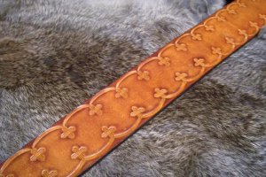 Custom Leather Rifle Sling / Shotgun Sling - Custom Tooling