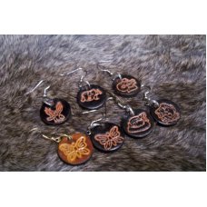 Handmade Leather Ear Rings