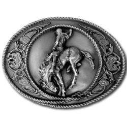 Bronco Rider w/ Scroll Buckle H5