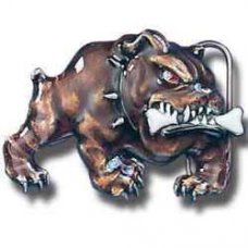 Bulldog w/ Bone Enameled Buckle U8E