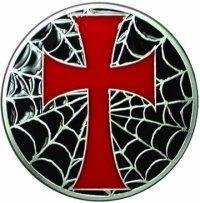 Cross w/ Spiderweb belt Buckle 4652PC