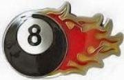 Flaming 8 Ball 4564PC