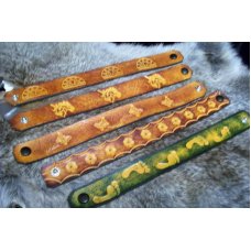 Handmade Leather Wrist Bands