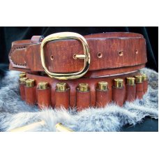 Handmade Leather Cartridge/Ammo Belt Made To Fit USA Made
