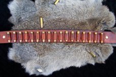 Handmade Leather Cartridge/Ammo Belt Made To Fit USA Made